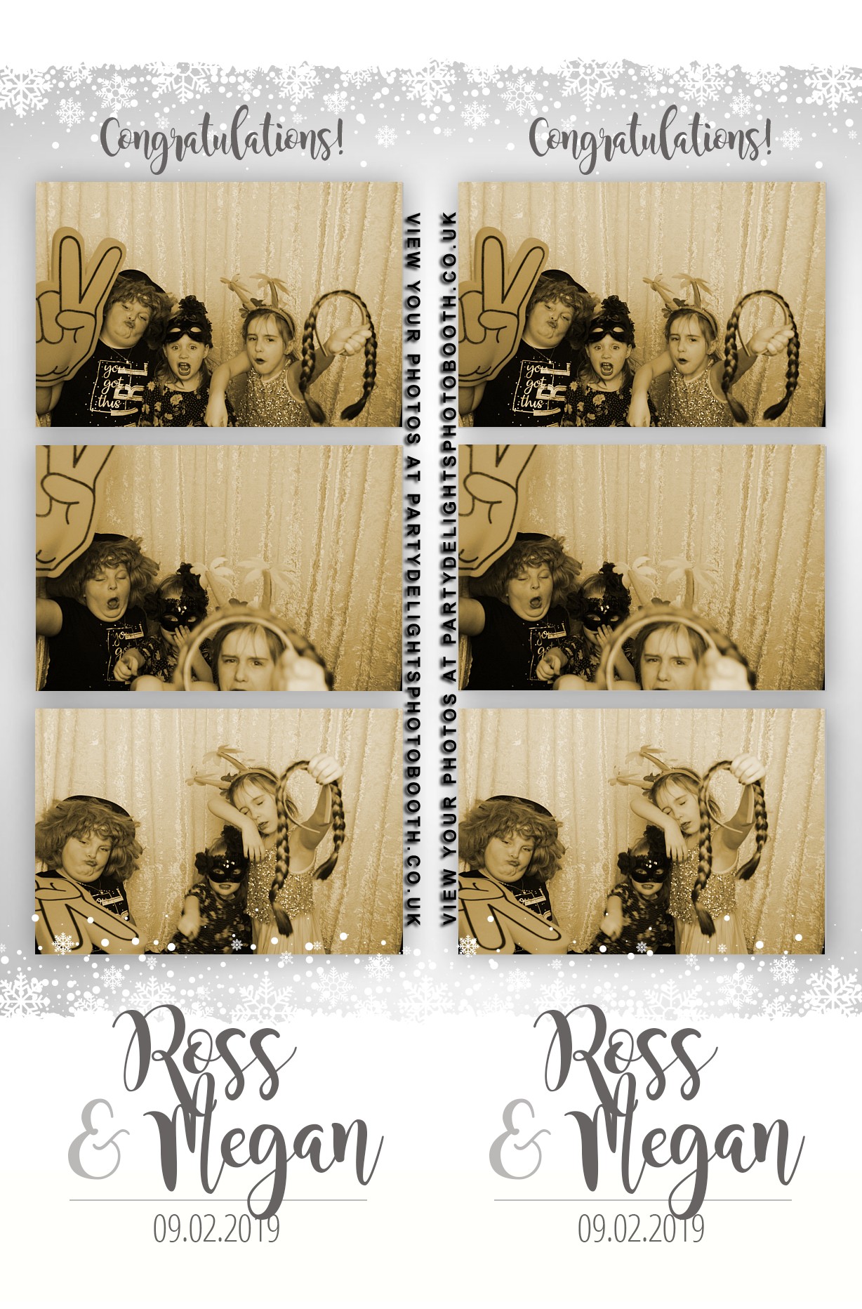 Ross and Megan’s Wedding - Prints | View more photos from the event at gallery.partydelightsphotobooth.co.uk/u/PartyDelightsPhotoBooth/Ross-and-Megan’s-Wedding-Prints